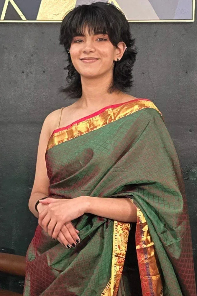 Banarasi Kanjivaram Royal Saree - MyEthnikRentals