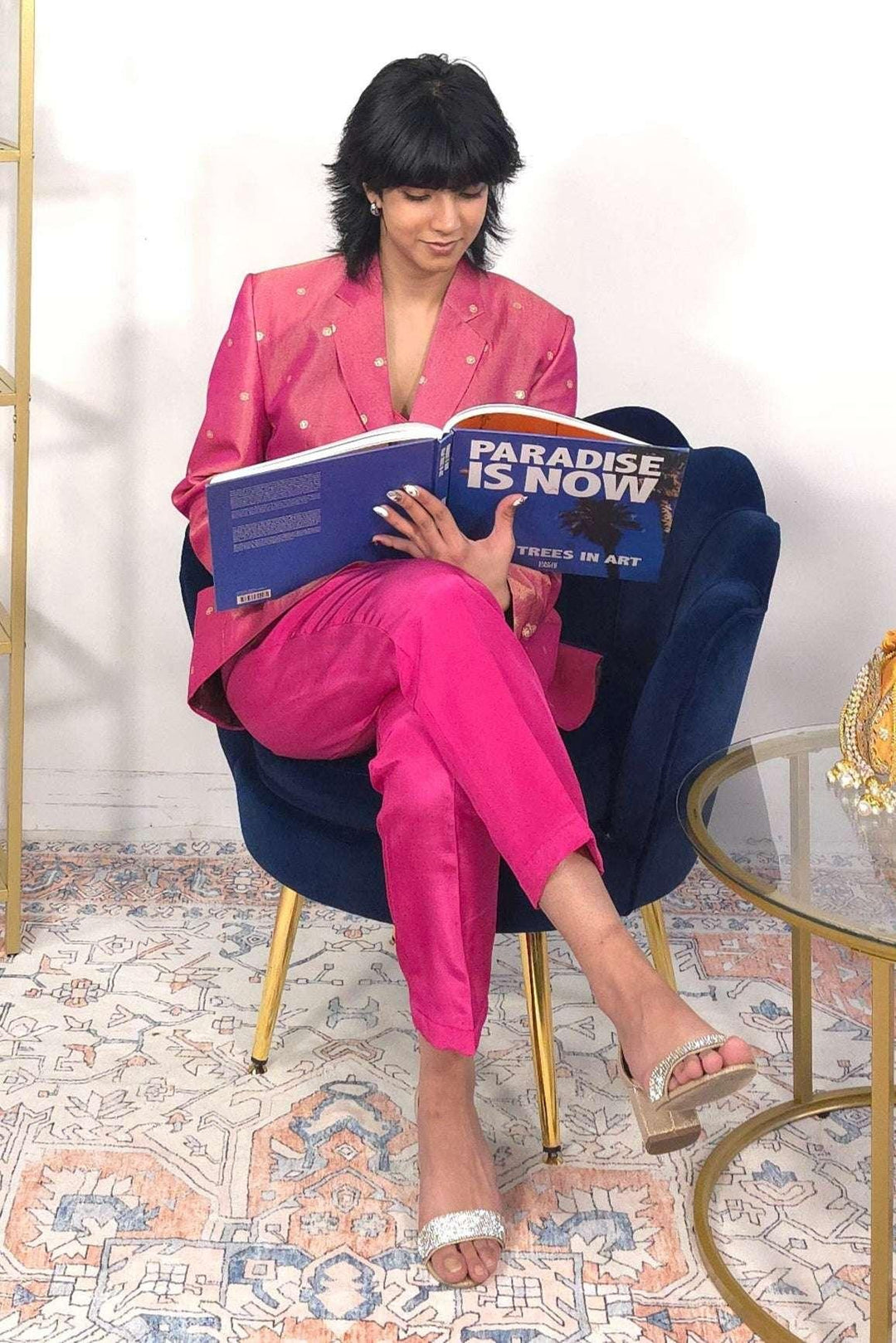 Pink Jacket Fusion Set (Outside Ontario) - MyEthnikRentals
