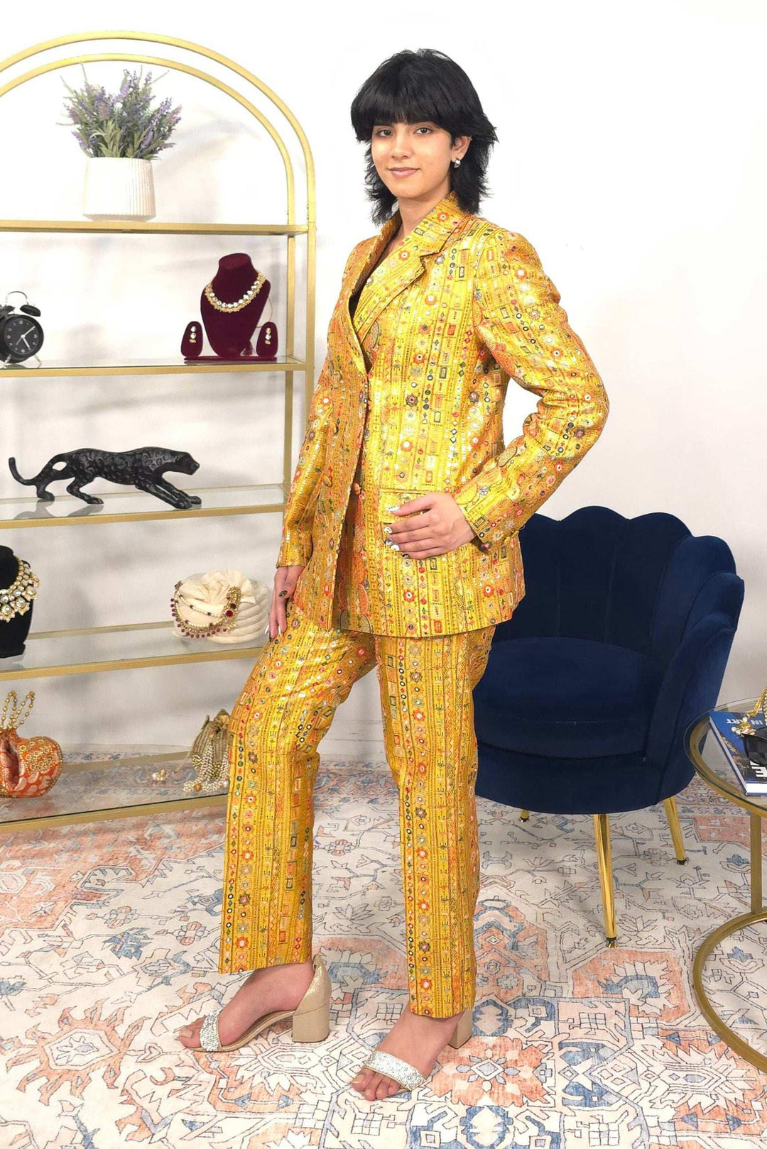 Gold Jacket Fusion Set (Outside Ontario) - MyEthnikRentals