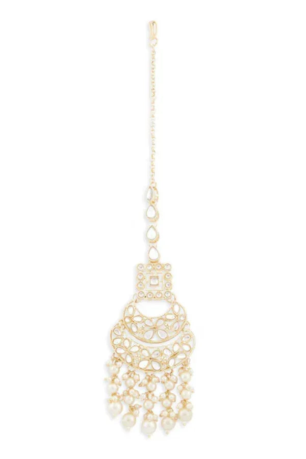 Multi Pearl Choker Jewellery Set (Outside Ontario) - MyEthnikRentals