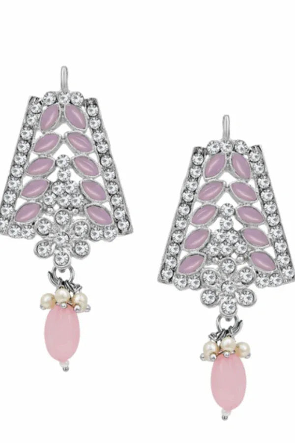 Pink beads Jewellery Set (Outside Ontario) - MyEthnikRentals