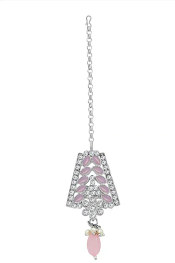 Pink beads Jewellery Set (Outside Ontario) - MyEthnikRentals