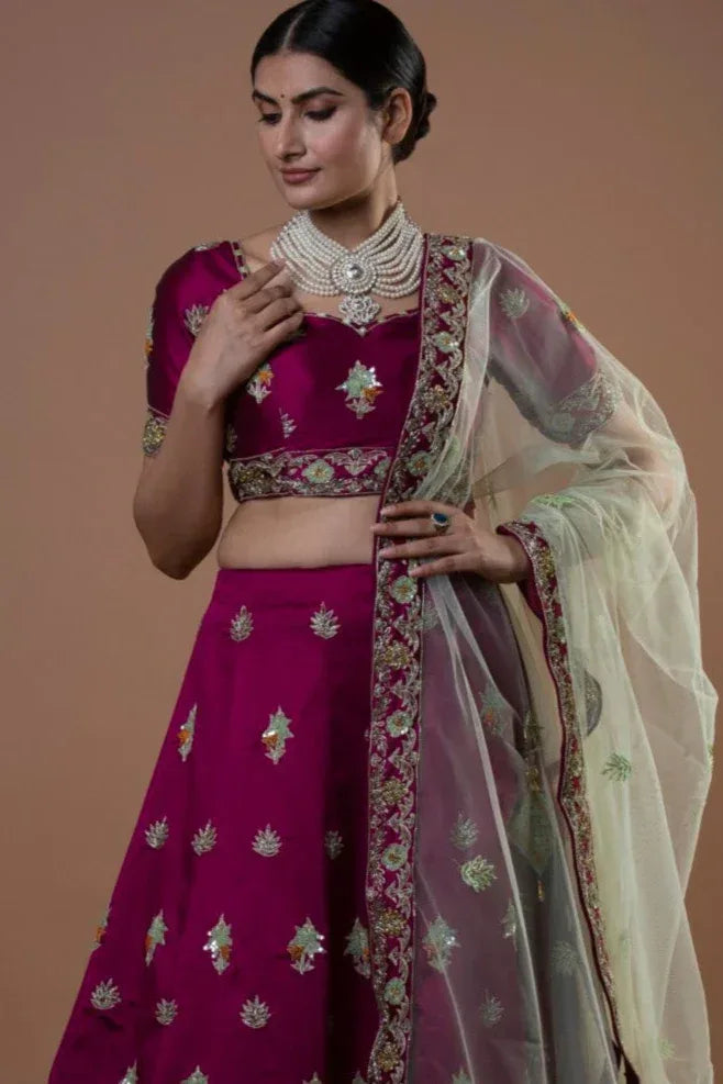 Jhumka Inspired Festive Lehenga - MyEthnikRentals