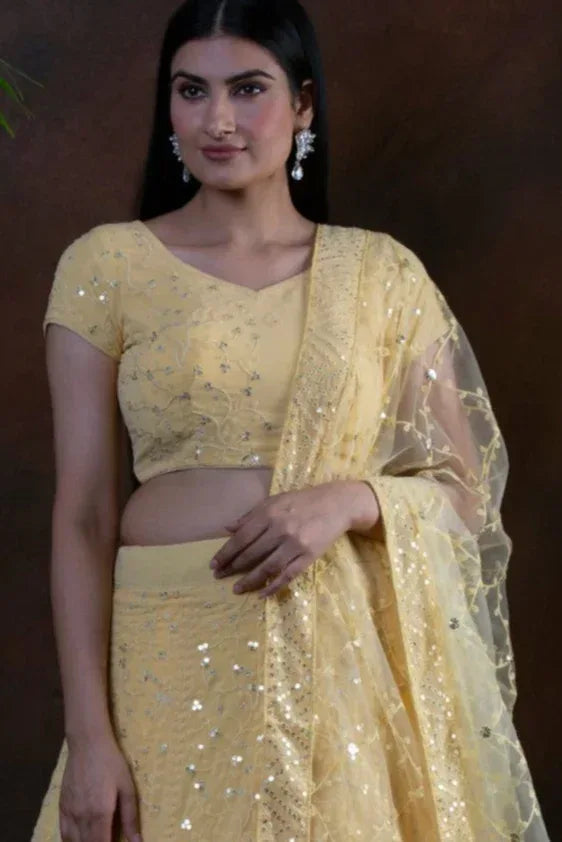 Soul Soother Pastel Lehenga - MyEthnikRentals