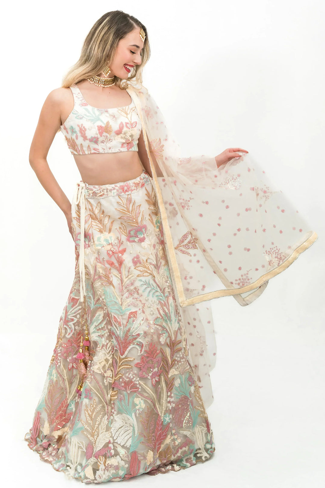 PDP Signature Couture Lehenga (Outside Ontario) - MyEthnikRentals