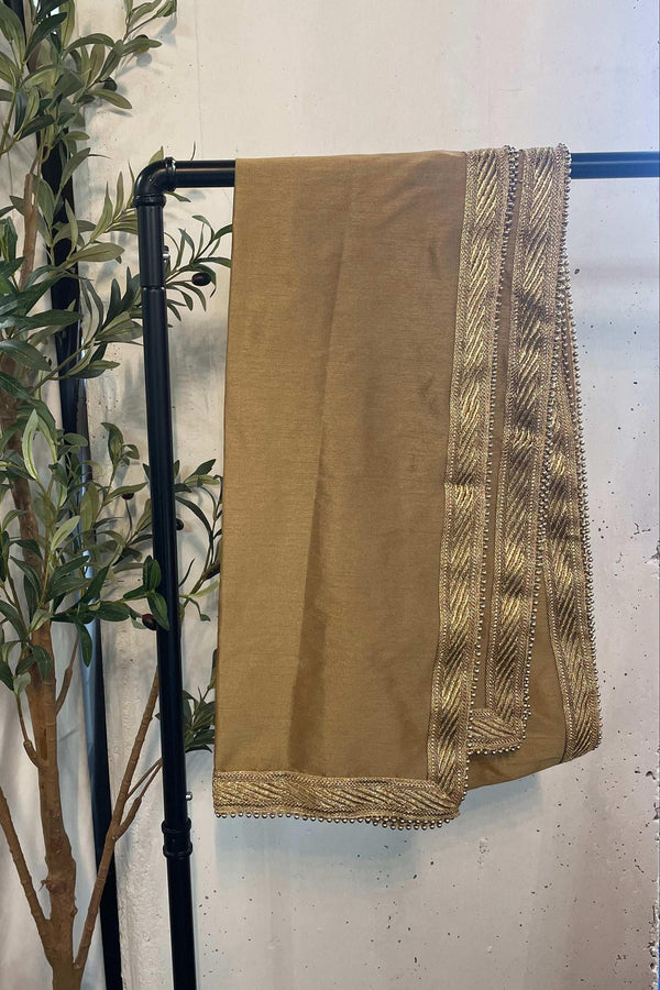 Men Shawl-Stole - Beige SET 2 - MyEthnikRentals