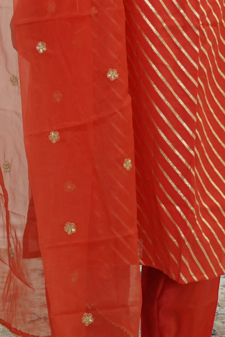 Sunset Stripes Salwar Kameez - MyEthnikRentals