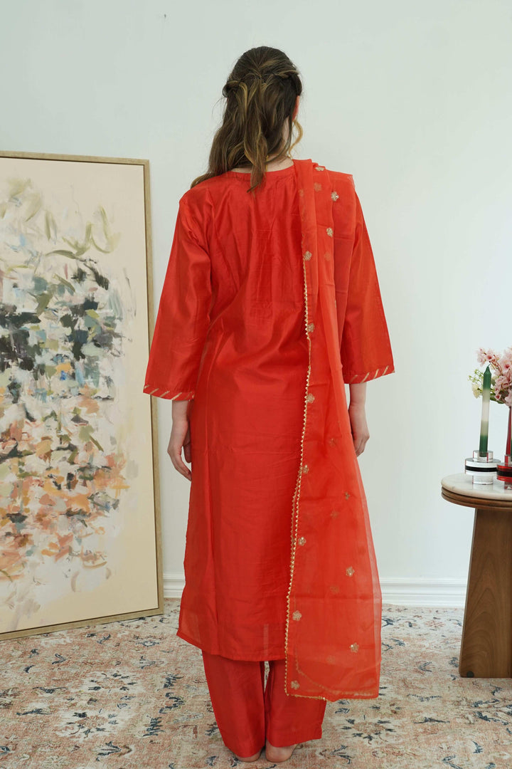 Sunset Stripes Salwar Kameez (Outside Ontario) - MyEthnikRentals