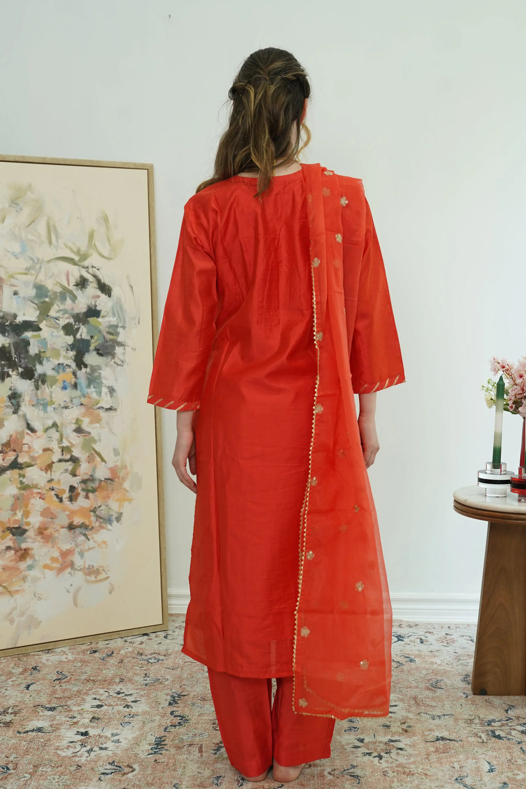 Sunset Stripes Salwar Kameez - MyEthnikRentals
