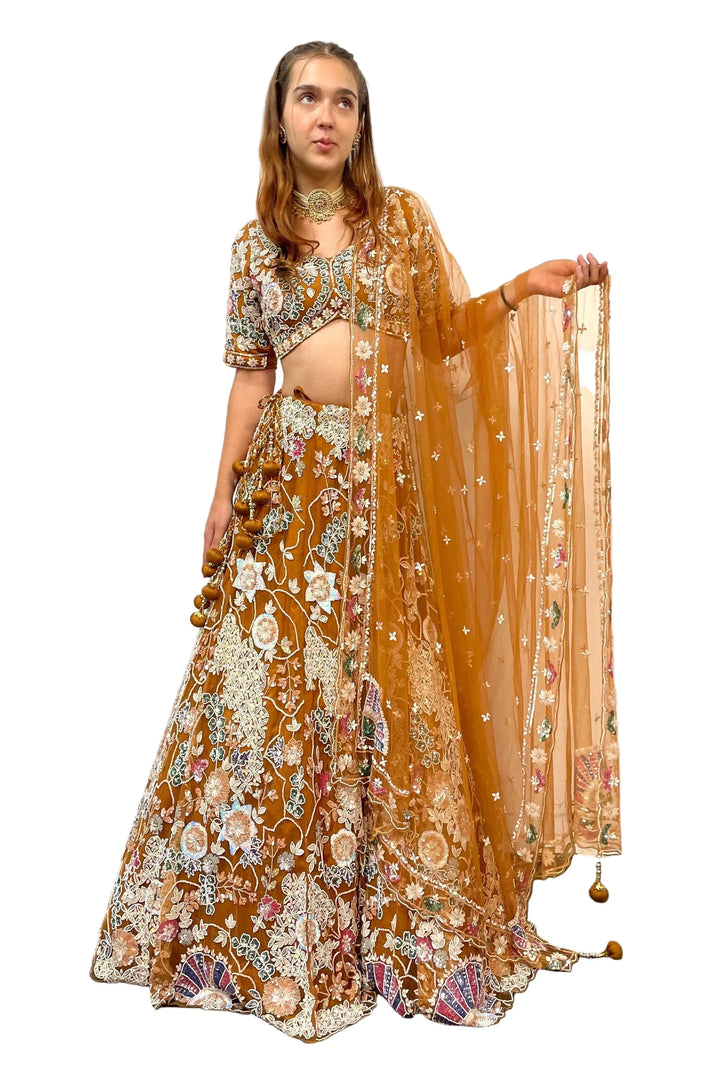 PDP Inspired Embellished Lehenga (Outside Ontario) - MyEthnikRentals
