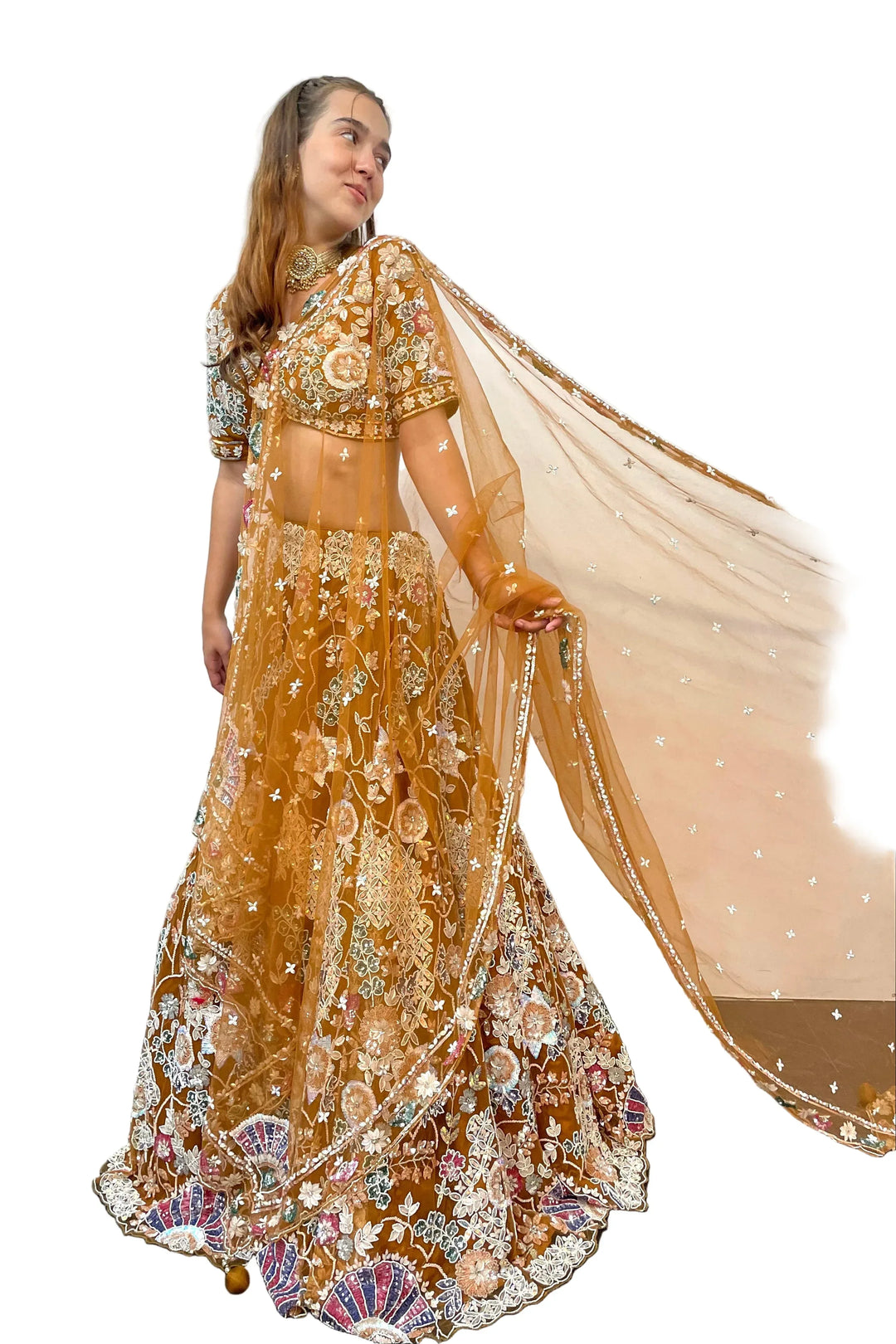 PDP Inspired Embellished Lehenga (Outside Ontario) - MyEthnikRentals
