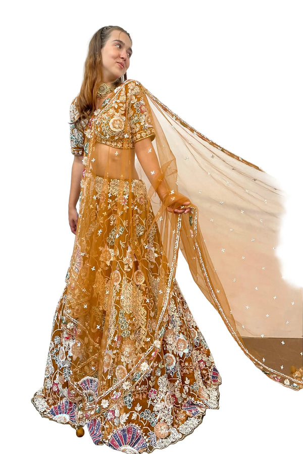 PDP Inspired Embellished Lehenga (Outside Ontario) - MyEthnikRentals