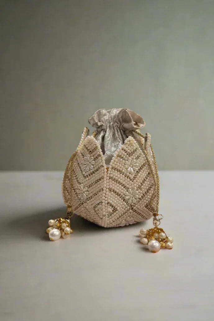 Silver Potli Purse