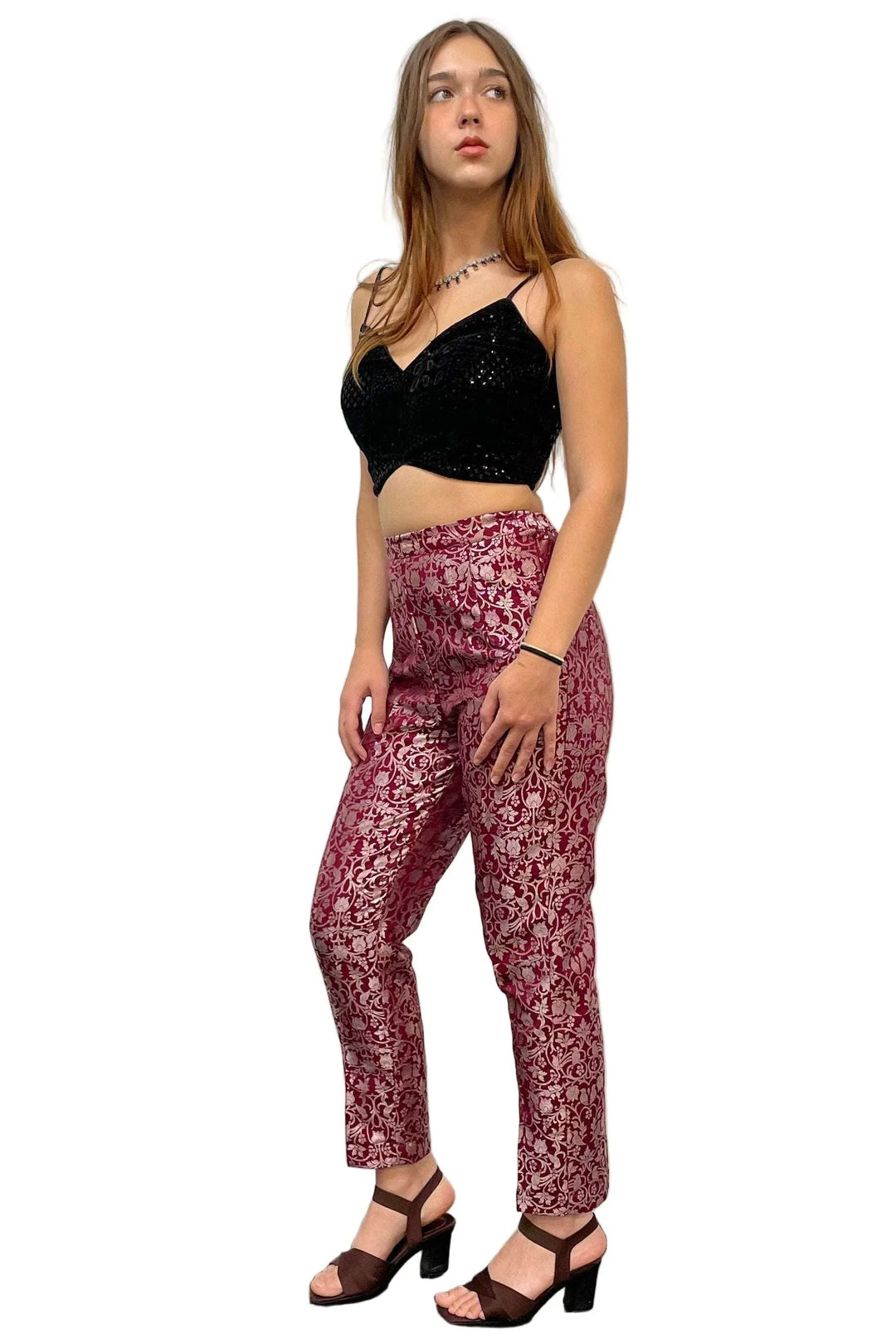 Maroon Suit Pant - MyEthnikRentals