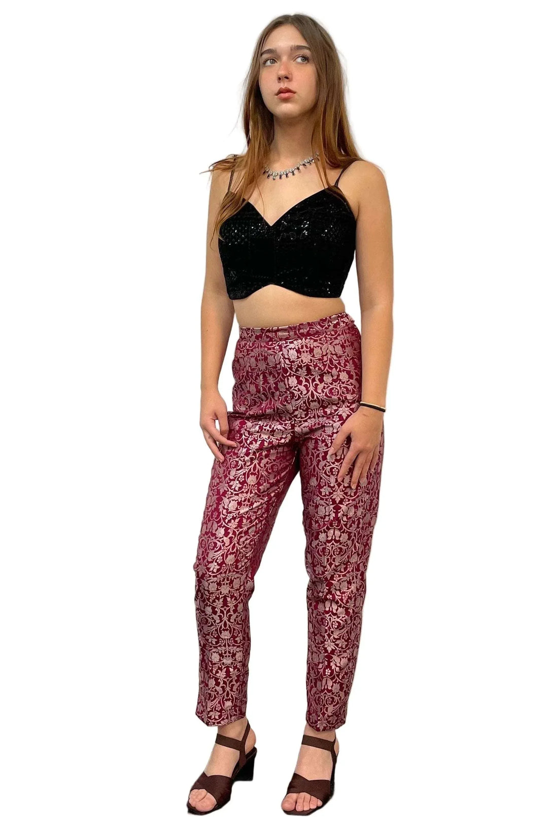 Maroon Suit Pant - MyEthnikRentals