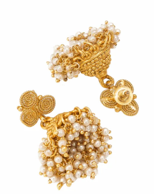 Golden temple pearl Jewellery Set (Outside Ontario) - MyEthnikRentals