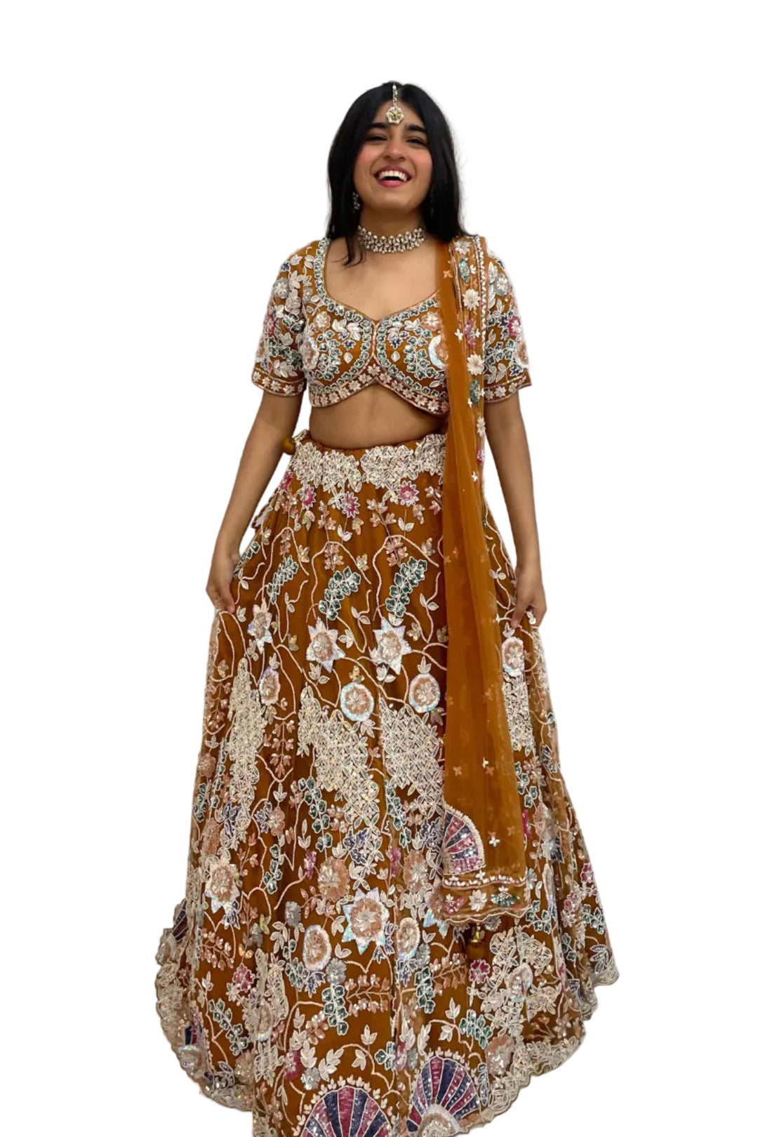 PDP Inspired Embellished Lehenga - MyEthnikRentals