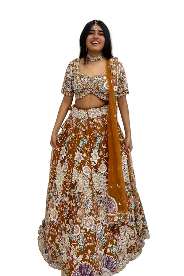 PDP Inspired Embellished Lehenga - MyEthnikRentals