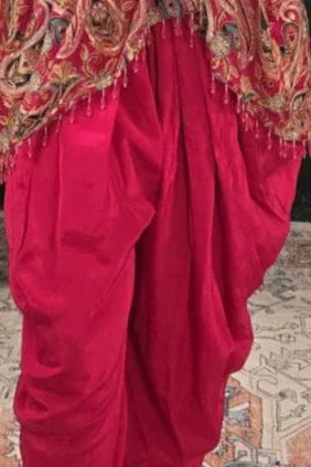 Fuchsia Pink Dhoti Set (Salwar Kameez) - MyEthnikRentals