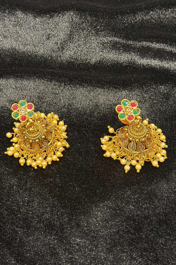 Green and Red Jewellery Set (Outside Ontario) - MyEthnikRentals