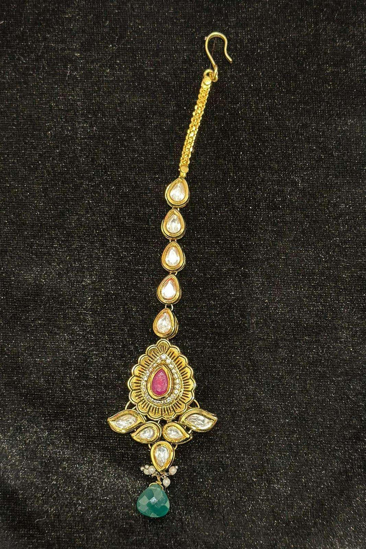 Princess Kundan Studded Jewellery (Outside Ontario) - MyEthnikRentals