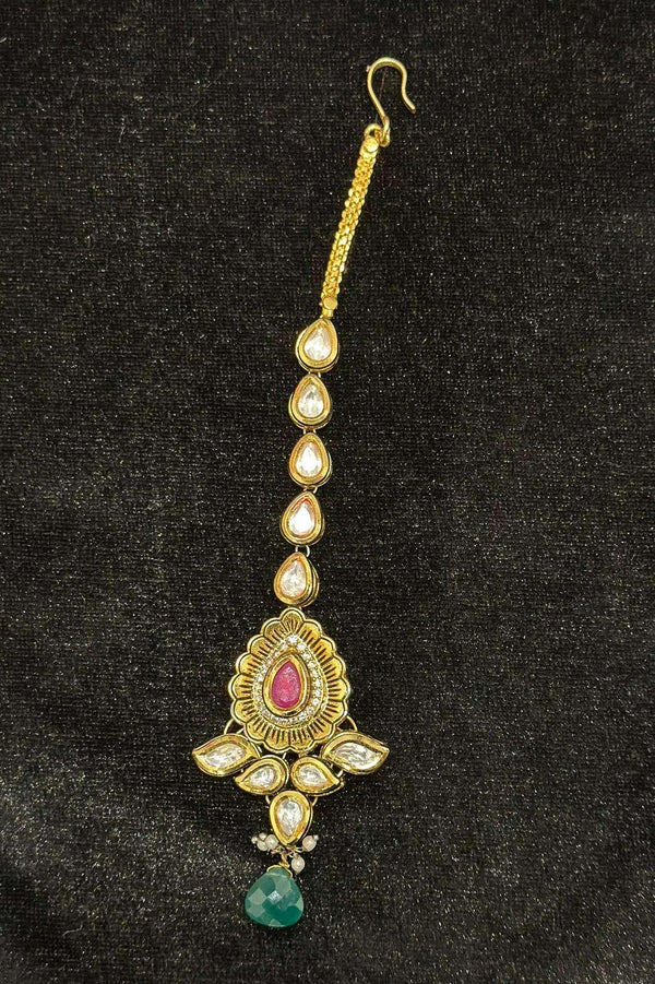 Princess Kundan Studded Jewellery (Outside Ontario) - MyEthnikRentals