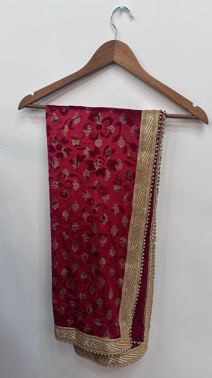 Men Shawl - Stole - Red - MyEthnikRentals