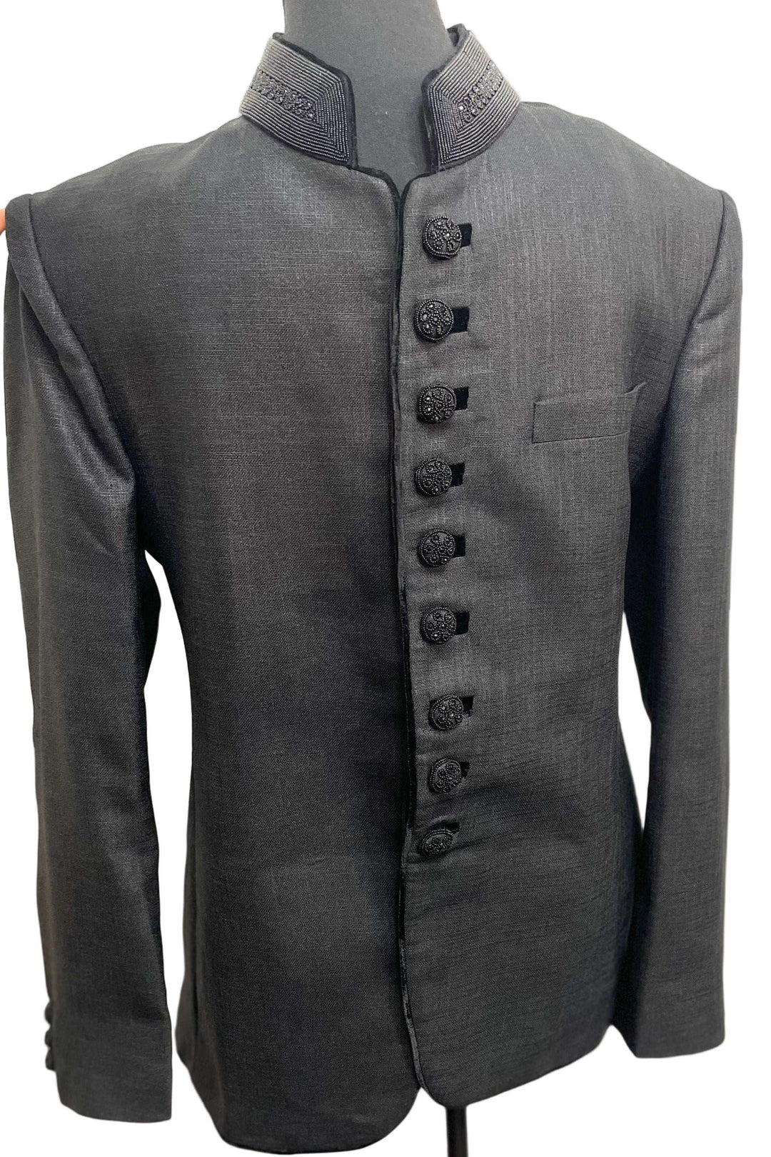 Black Indo-Western Set (Jodhburi) - MyEthnikRentals