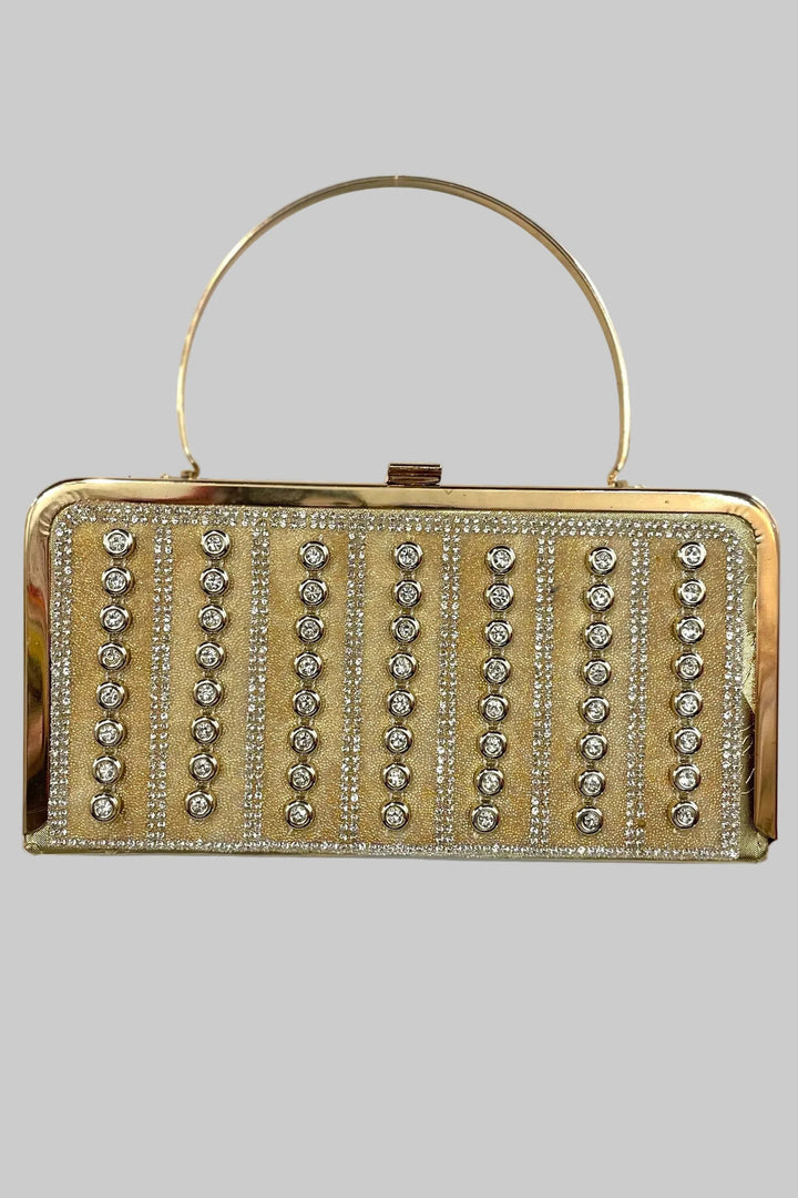 Crystal Gold Purse - MyEthnikRentals