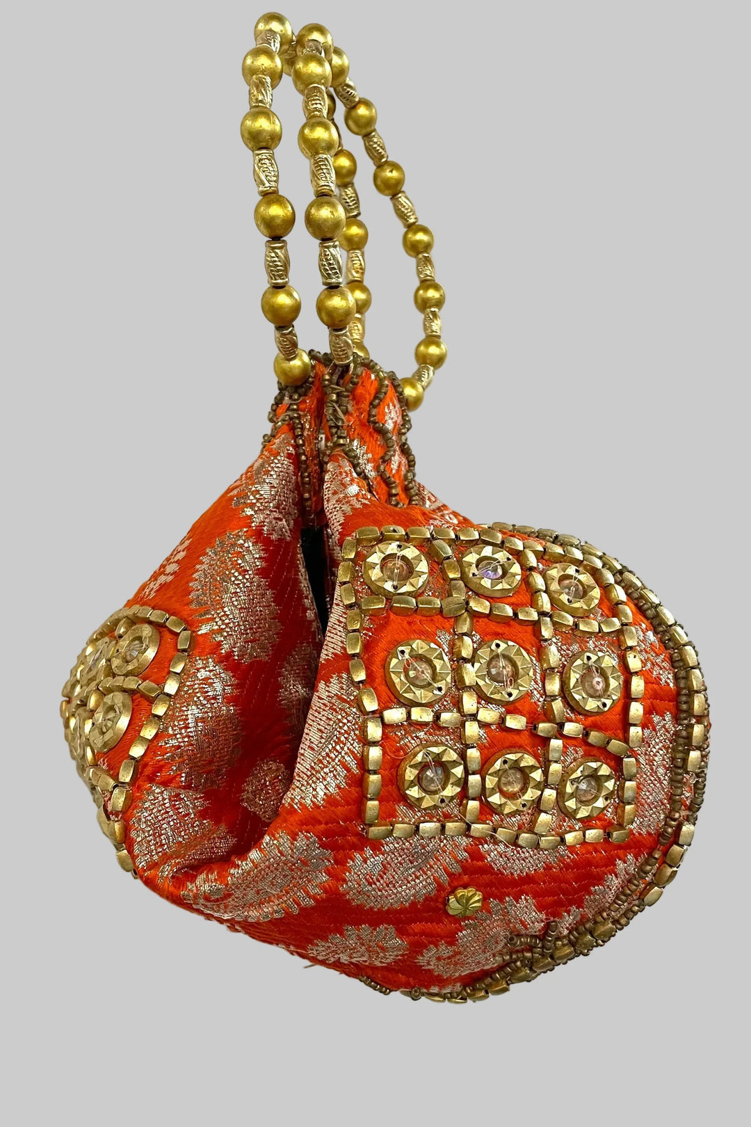 Orange Potli Purse - MyEthnikRentals