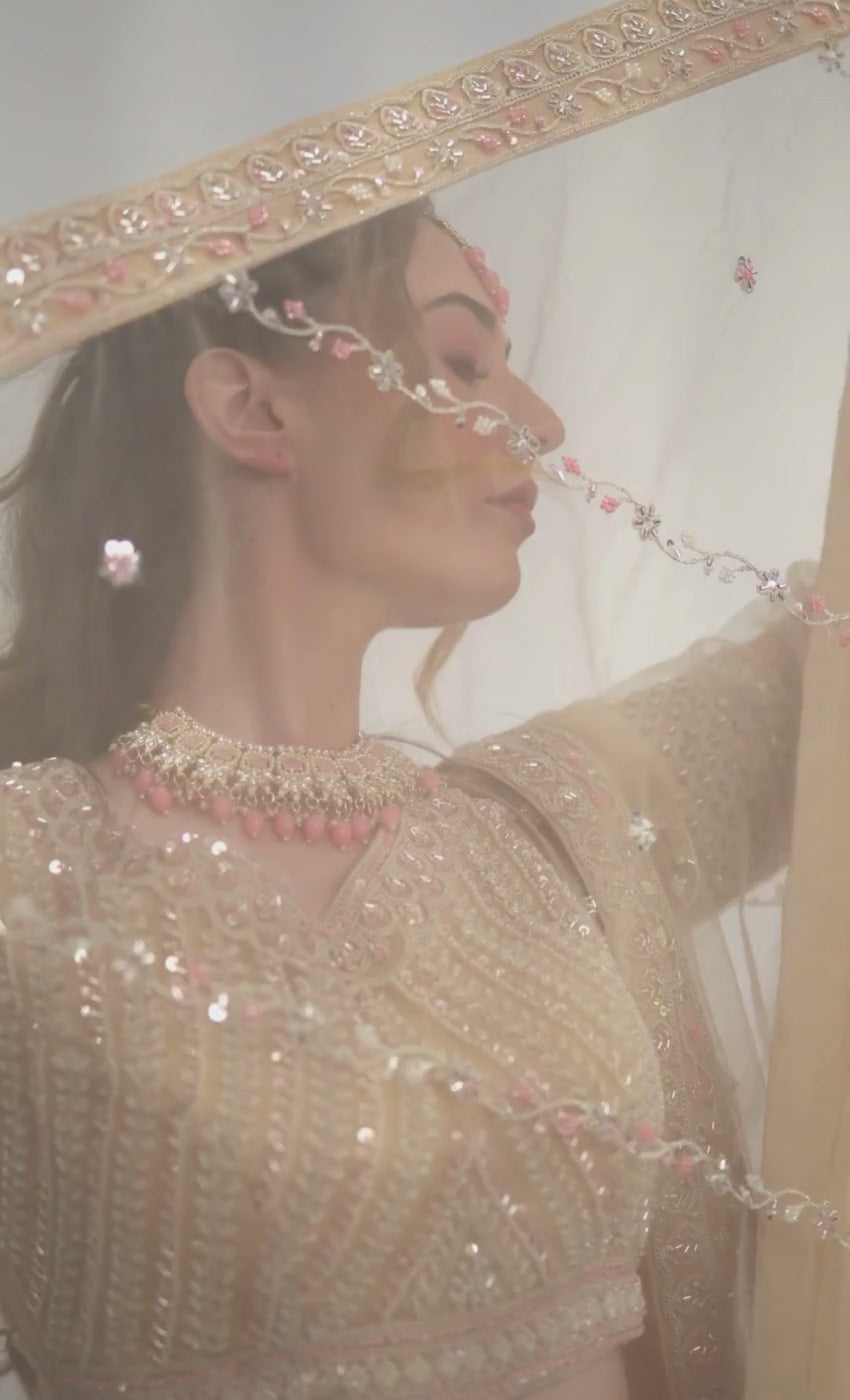 Champagne Radiance Lehenga