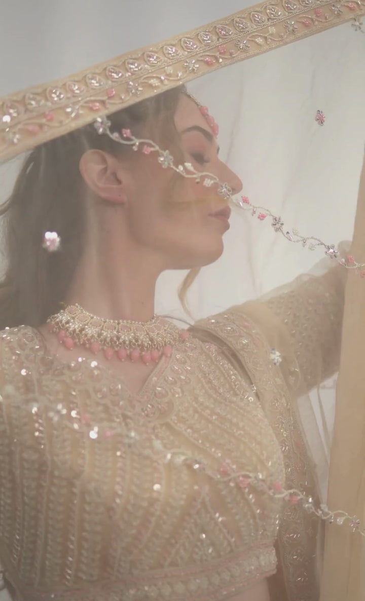 Champagne Radiance Lehenga