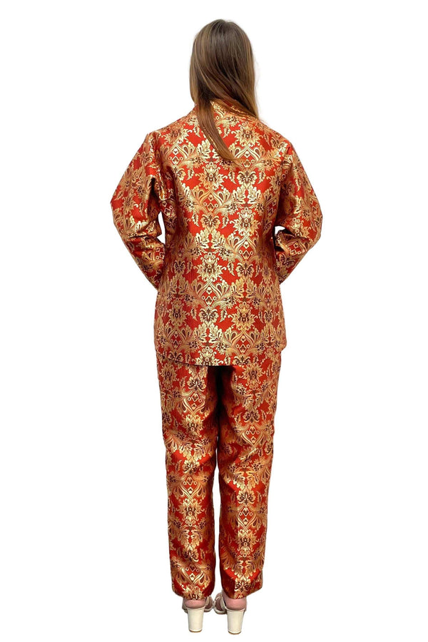 Red and Gold Fusion Set (Outside Ontario) - MyEthnikRentals