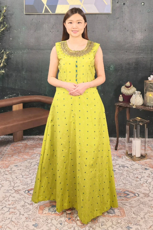 Lime green Salwar Kameez - MyEthnikRentals