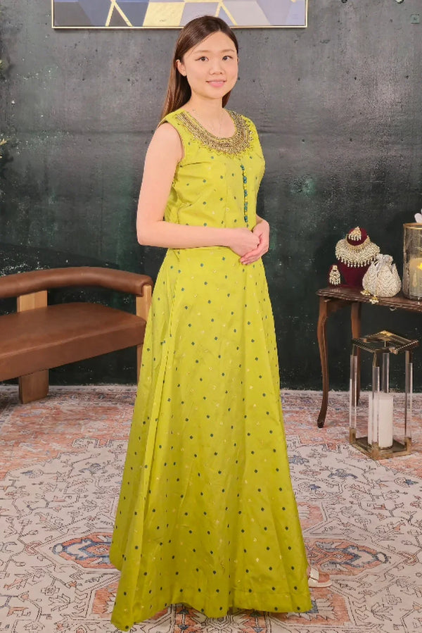 Lime green Salwar Kameez - MyEthnikRentals