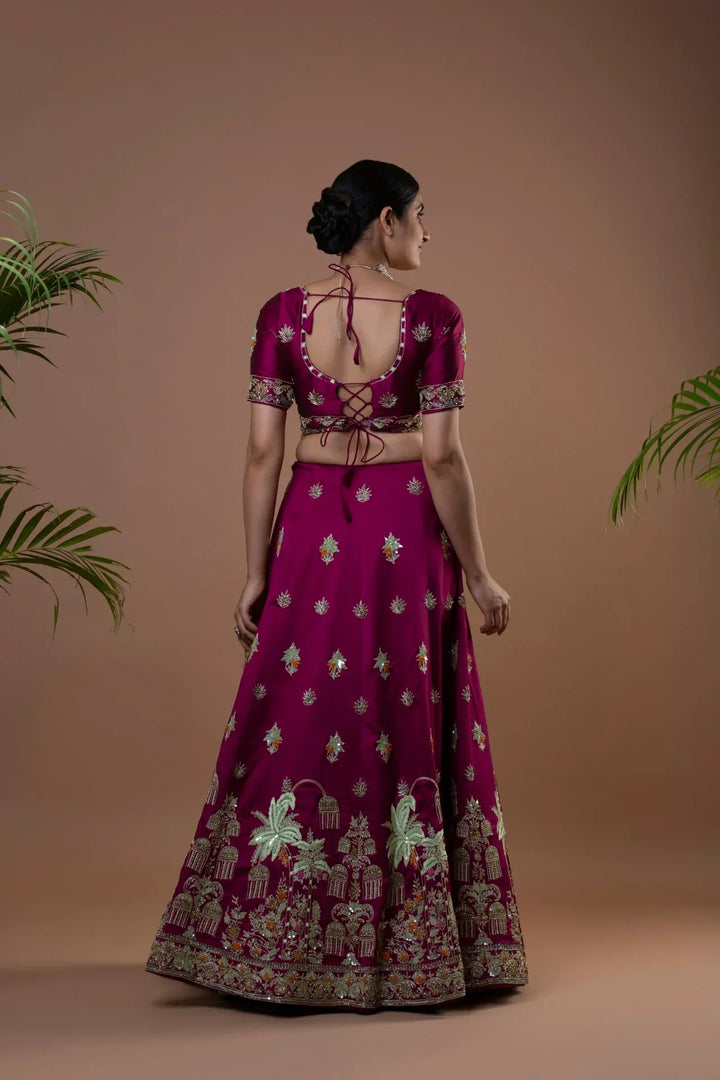 Jhumka Inspired Festive Lehenga - MyEthnikRentals