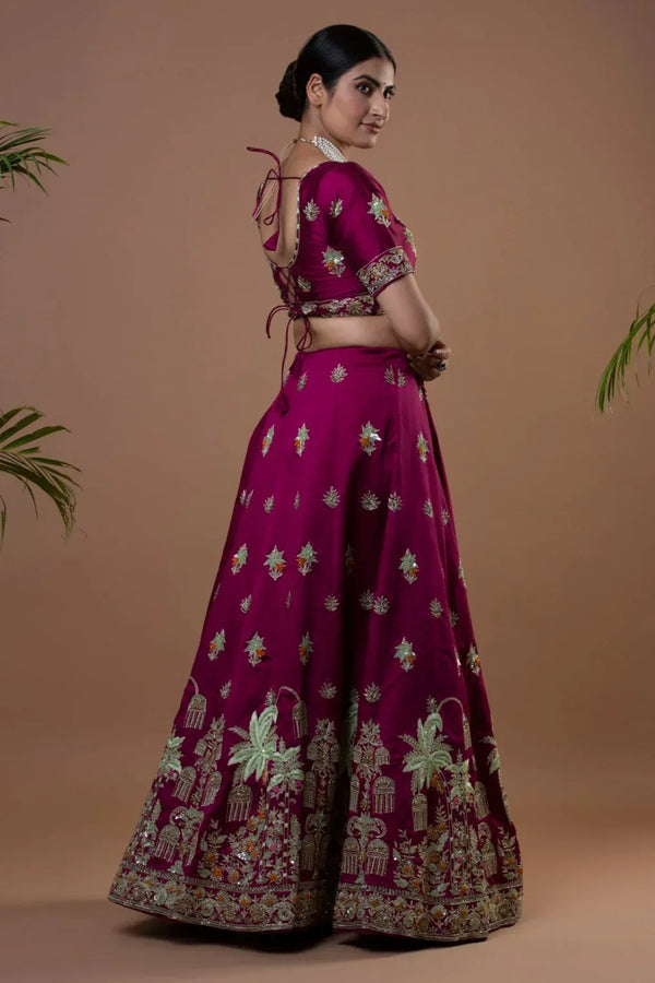 Jhumka Inspired Festive Lehenga (Outside Ontario) - MyEthnikRentals