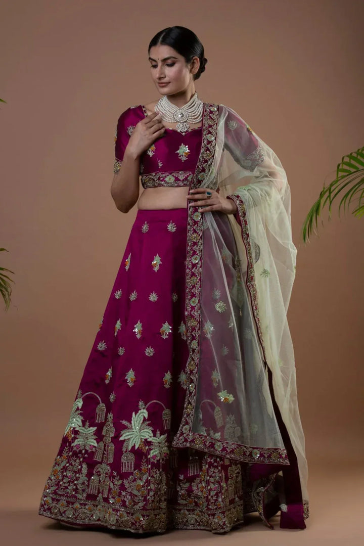 Jhumka Inspired Festive Lehenga - MyEthnikRentals