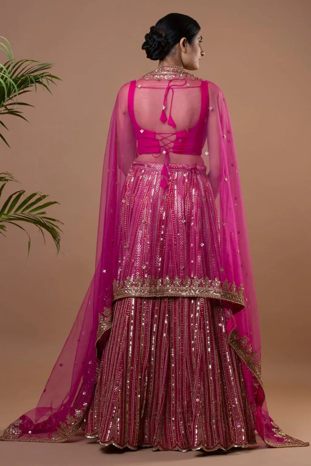 Encrusted Glam Couture Lehenga - MyEthnikRentals