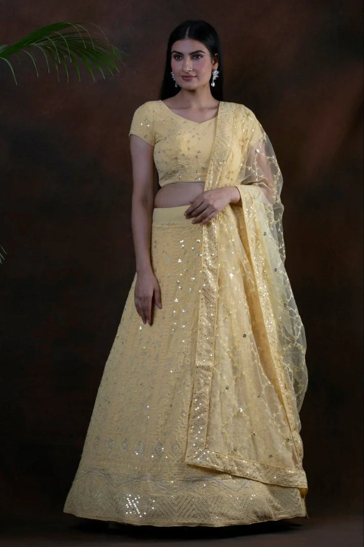 Soul Soother Pastel Lehenga - MyEthnikRentals