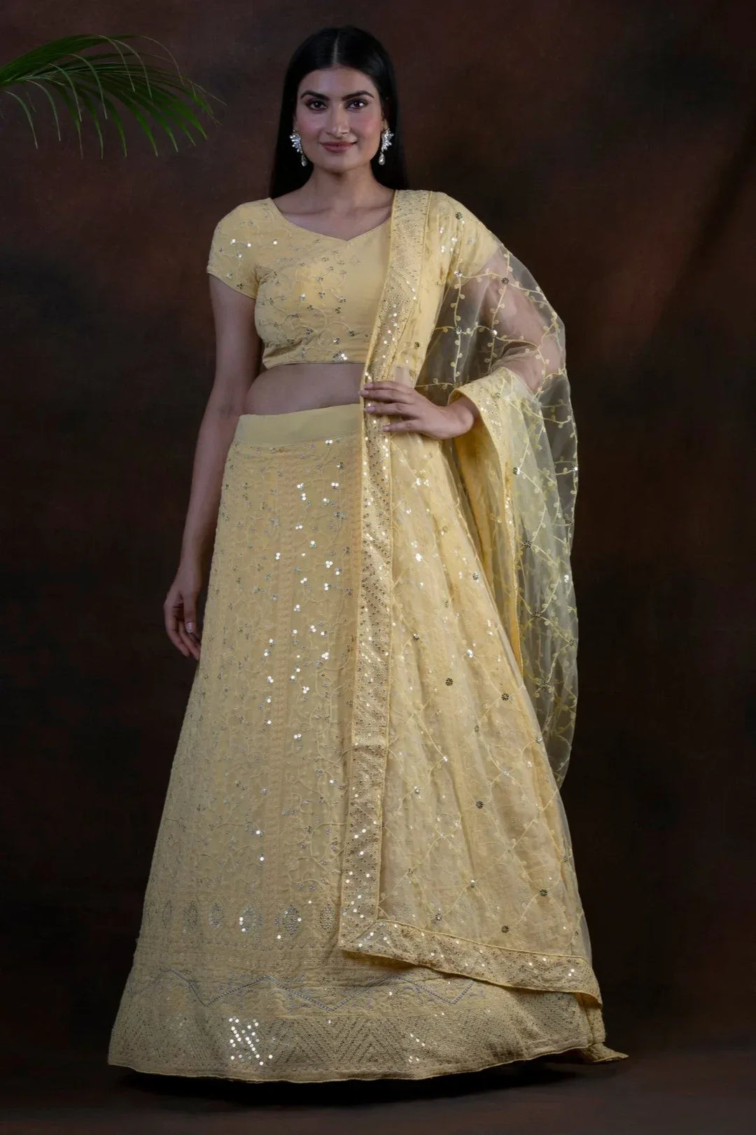 Soul Soother Pastel Lehenga - MyEthnikRentals