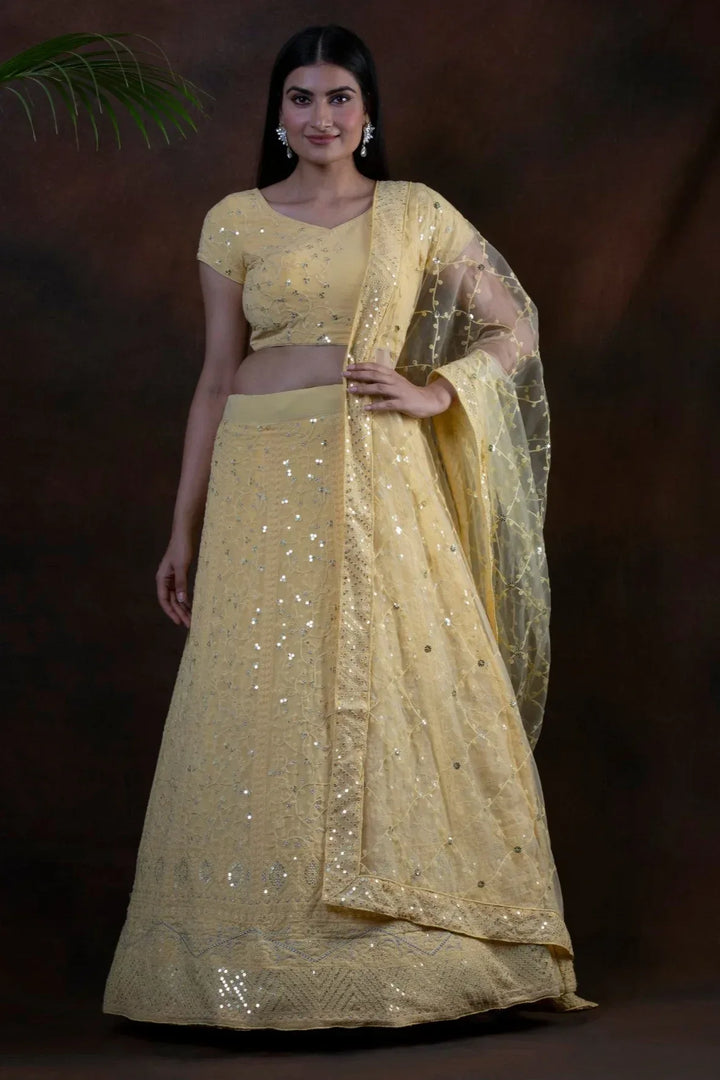 Soul Soother Pastel Lehenga - MyEthnikRentals