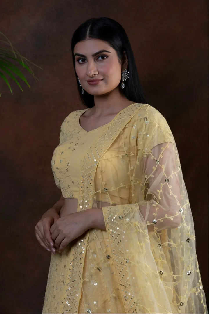 Soul Soother Pastel Lehenga - MyEthnikRentals
