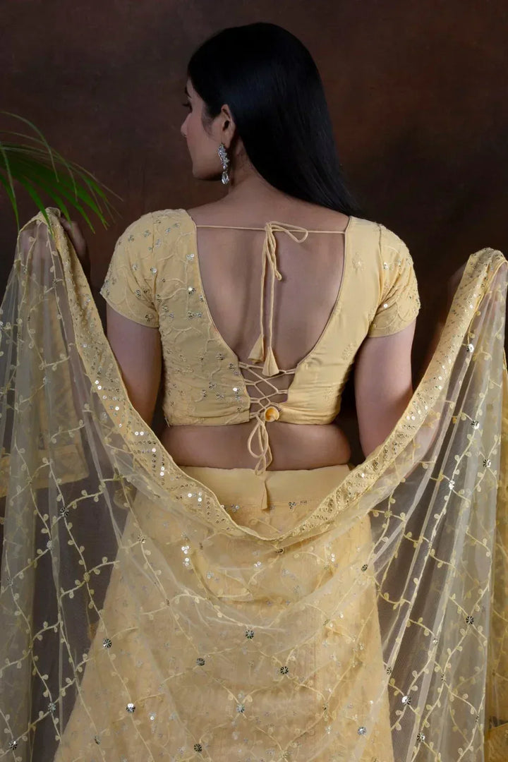 Soul Soother Pastel Lehenga - MyEthnikRentals