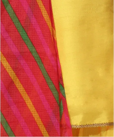 Girls Sleeveless Solid Kurta & Dhoti - MyEthnikRentals